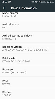 Lenovo K3 Note-Android 6.0-Ota-VIBE UI v6 (1)