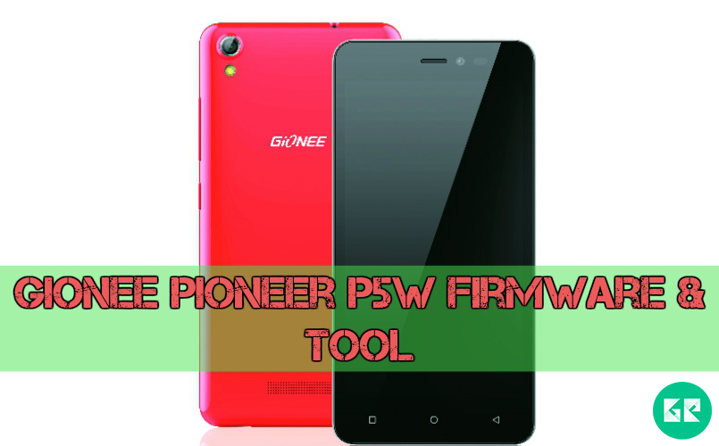 Gionee Pioneer P5W Lite Firmware Tool 1 - Download Gionee Pioneer P5W Firmware And Tool
