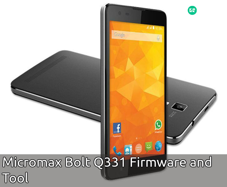 Q331 Firmware - [FIRMWARE] Micromax Bolt Q331 Firmware and Tool