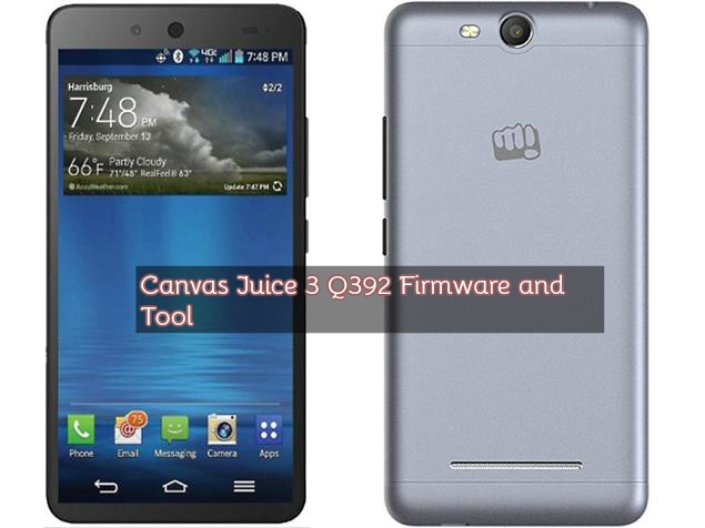 canvas juice 3 firmware - [FIRMWARE] Micromax Canvas Juice 3 Q392 Firmware and Tool