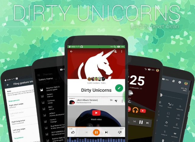 Dirty Unicorns redmi note 3 - List Of Custom Rom's For Redmi Note 3 Snapdragon