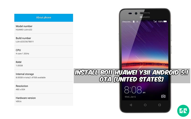 B011 Huawei Y3II Android 5.1 OTA - Install B011 Huawei Y3II Android 5.1 OTA [United States]