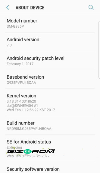 G935PVPU4BQAA Firmware for Galaxy S7 Edge - G935PVPU4BQAA Android 7.0 Firmware For Galaxy S7 Edge SM-G935P [Sprint]