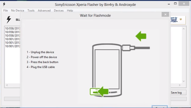 Sony Xperia X FTF firmware Installation GIZDEV 6 - Download 34.3.A.0.194 Nougat Firmware For Sony Xperia X F5122