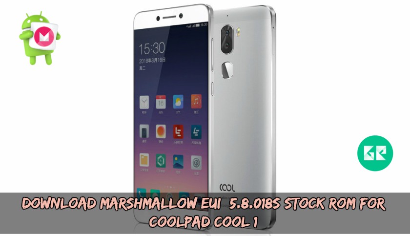 Download Marshmallow EUI 5.8.018S Stock ROM For Coolpad Cool 1
