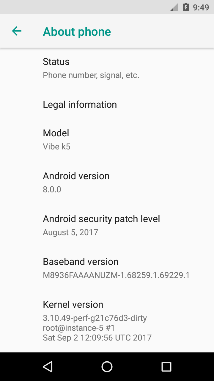 Lineage OS 15 On Vibe K5 Plus 1 - Install Lineage OS 15 On Vibe K5 Plus Oreo 8.0 ROM