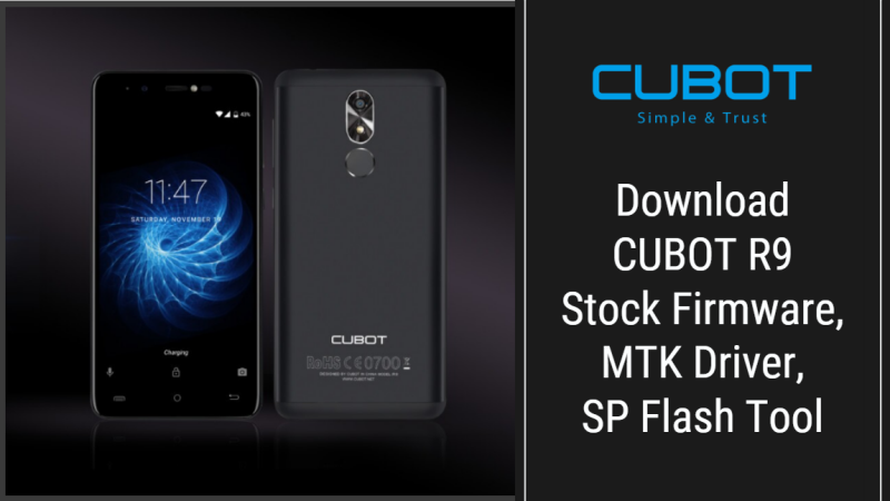 CUBOT R9 Stock Firmware