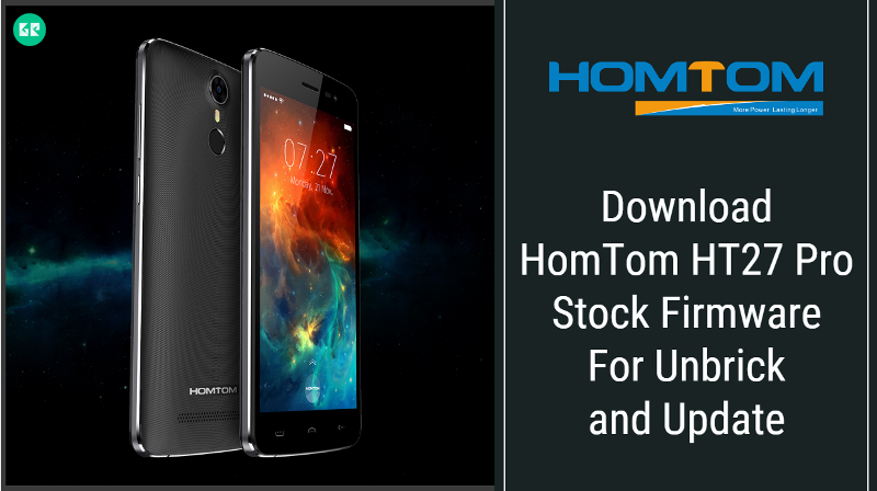HomTom HT27 Pro Stock Firmware