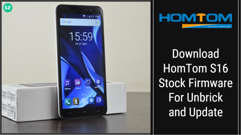 HomTom S16 Stock Firmware