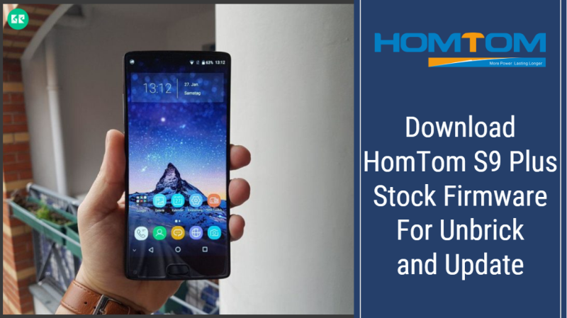 HomTom S9 Plus Stock Firmware